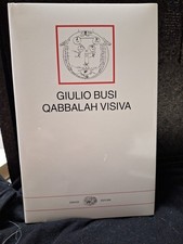 QABBALAH VISIVA Giulio Busi MILLENNI EINAUDI COFANETTO 
