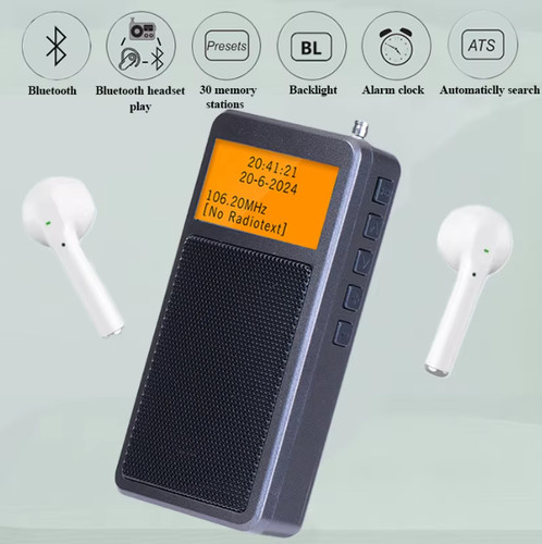 Mini radio bluetooth portatile - mini,