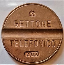 X GETTONE TELEFONICO RARO 7709 gettoni telefonici da collezione in ottimo stato 