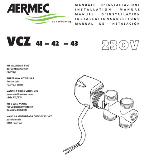Aermec vcz valvola - vcz, vie
