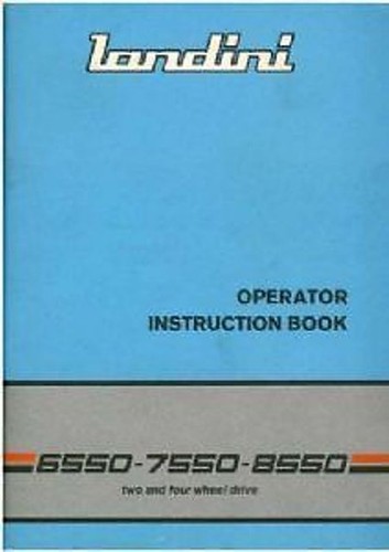 Manuale operatore landini - manuale,