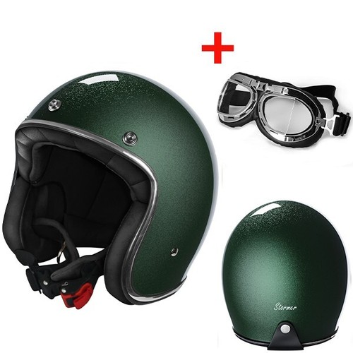 Casco jet moto cafe racer - jet,