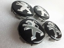4 Centre de roues Peugeot 60mm