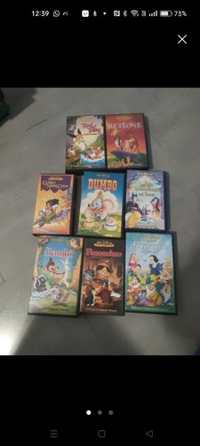 Videocassette disney originali - videocassette,