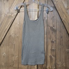 Canotta donna Armani Exchange a costine marrone taglia M made in Portugal A|X