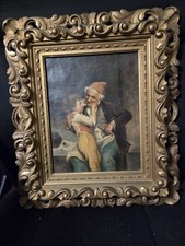 Antique Oil Painting On Canvas