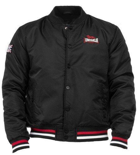 Lonsdale bomber jacket nero - lonsdale,