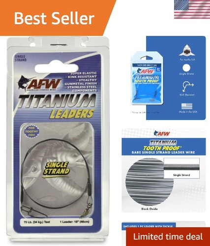 Leader pesca titanio - leader,