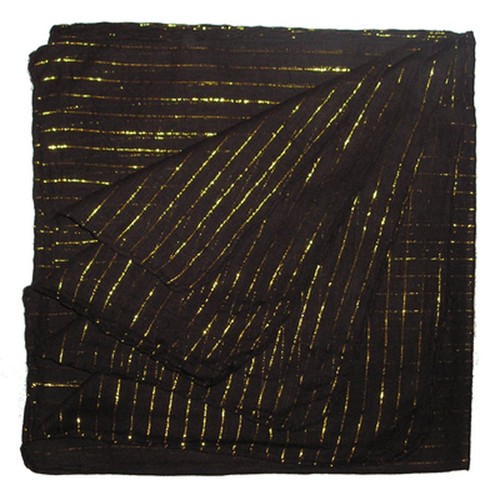Lurex righe foulard cotone - >>,