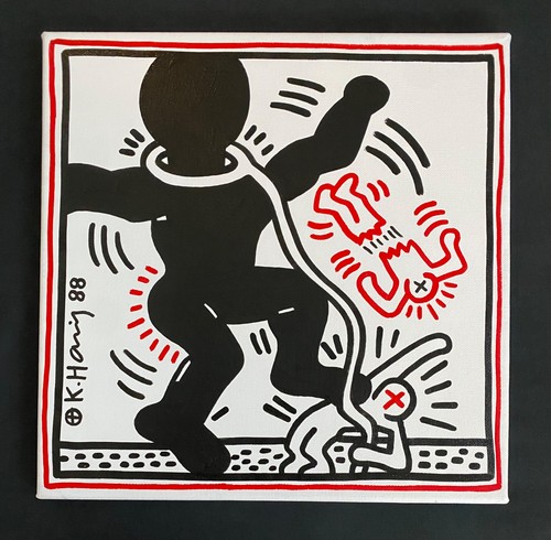 Quadro keith haring - quadro, su