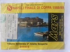 Biglietto calcio finale Napoli-stoccarda Coppa UEFA 1988/89 (Inghilterra, Germania, Belgio)