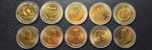 Thailandia set pezzi monete - pezzi,