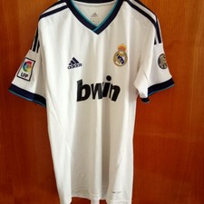MAGLIA COME DA FOTO CENTENARIO REAL MADRID CON TOPPE CPL COME FOTO MEDIUM TG.