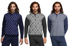 Pigiama UOMO caldo cotone NAUTICA invernale punto milano felpato 12 colori