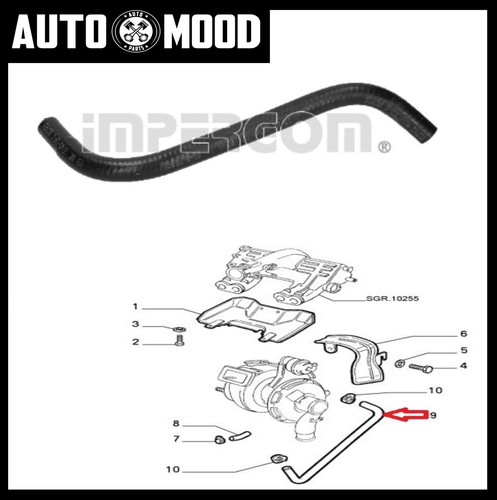 Manicotto turbo alimentazione - turbo,