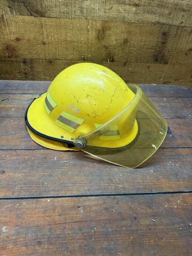 Elmetto pompiere giallo