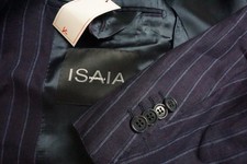 Isaia Napoli 100% lino blu