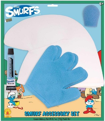 Puffi cappello guanti trucco - cappello,