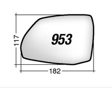 Per Audi Q7 2015-2019 Vetro di