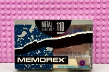 MEMOREX METAL CIRE IV 110 TYPE IV 1989 NASTRO A CASSETTA VUOTO (1) (SIGILLATO)