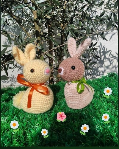 Amigurumi coniglietti pasquali - amigurumi,