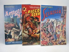 GGAN-9- PICCOLO SCERIFFO+ARTIGLIO NERO+SCIUSCIA'-TRITTICO 3 PZ.RIST.ANASTATICA