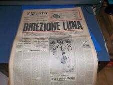 L'UNITA 1968 ASTRONAUTI SPECIALE APOLLO 8  DIREZIONE LUNA SPUTNIK GAGARIN SPAZIO