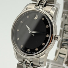 Orologio donna MOVADO Museum 28MM quarzo quadrante nero con diamante 0606858