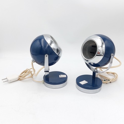 Coppia lampade space - space-age, anni