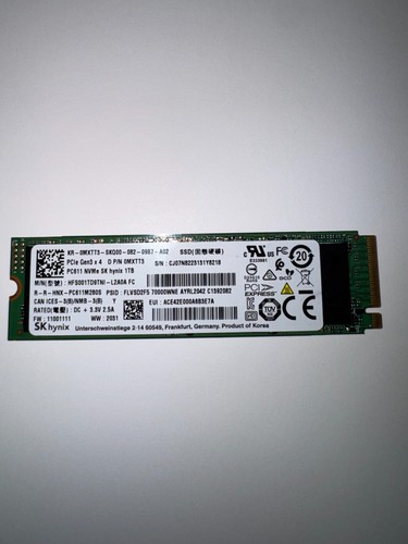 Ssd nvme hynix - tb,