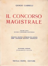 Il concorso Magistrale, volume