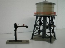 Modellismo Accessori(755) Serbatoio a Torre+Colonna Idraulica + tralicci a ponte