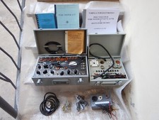 SET COMPLETO TUBE TESTER PROVA VALVOLE I-177B +  RARO ADATTATORE MX-949A-U