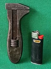 ANTICA CHIAVE INGLESE A RULLINO KING DICK VECCHIA FERRO BATTUTO 10,5 CM. CO36