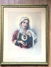 Vintage Sacred Heart Mary