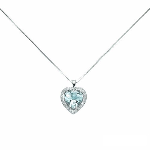 Collana cuore donna miluna - a,