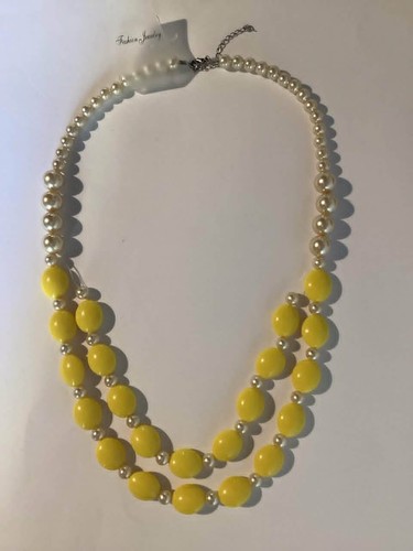 Collana vintage perle perlate