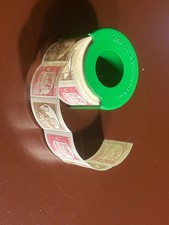 ITALIA 1980 - CASTELLI D'ITALIA per macchinette 120+30 lire in bobina originale