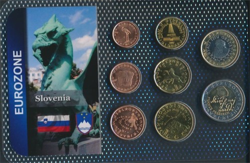 Monete slovenia 2007 brillant - monete,