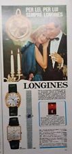 Orologi LONGINES 7975 - Rara Pubblicità ORIGINALE D'epoca 1970