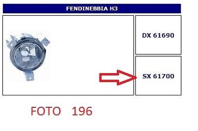 61700 faro fendinebbia - 61700,