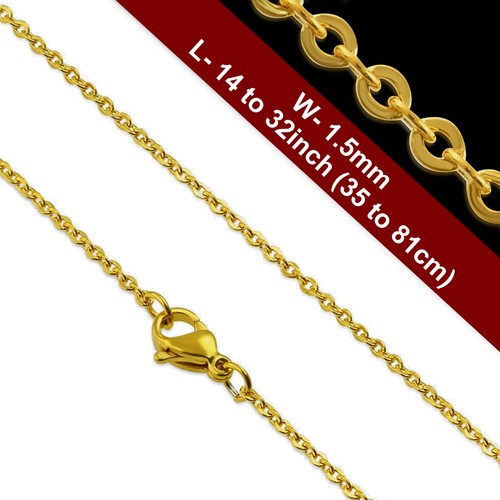 Collana catena maglia ovale