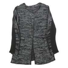 Giacca Donna Tweed Nero Grigio