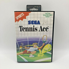 Tennis Ace SEGA Master System PAL EUR gioco usato italiano no manuale