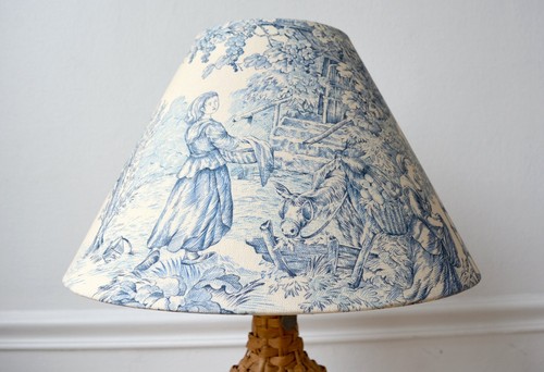 Abat jour toile - toile, jouy