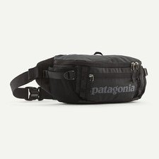 Patagonia black hole waist pack 5l  black marsupio mtb new trekking tempo lib...