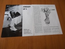 ZUNDAPP HP 5 MOTORE MARINO FUORIBORDO IMBARCAZIONI VINTAGE ANNI 70 DATI TECNICI
