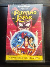 Disney Il Ritorno di Jafar Vhs Italiano Cartoni Animati Originale Film Aladdin