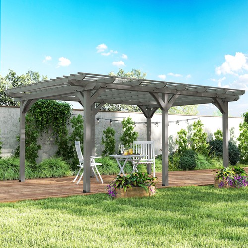 Wooden pergola - x,