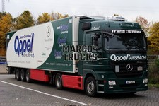 Foto camion Mercedes-Benz Actros 1844 rimorchio valigia Germania scuro gr #j9or